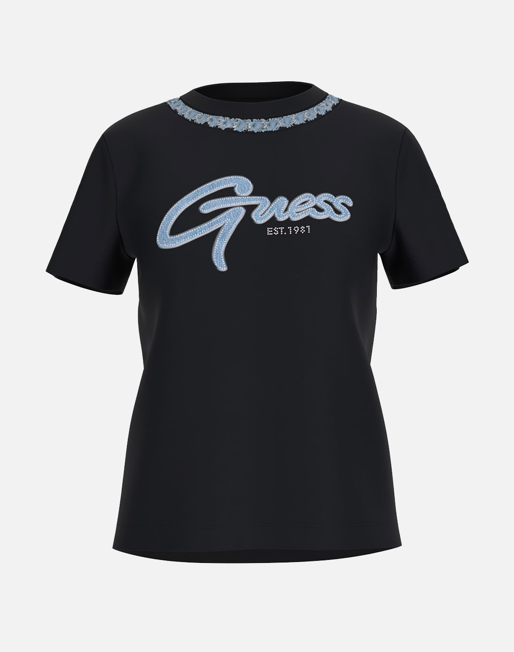 GUESS CN SS JEANS CHAIN TEE ДАМСКА ТЕНИСКА