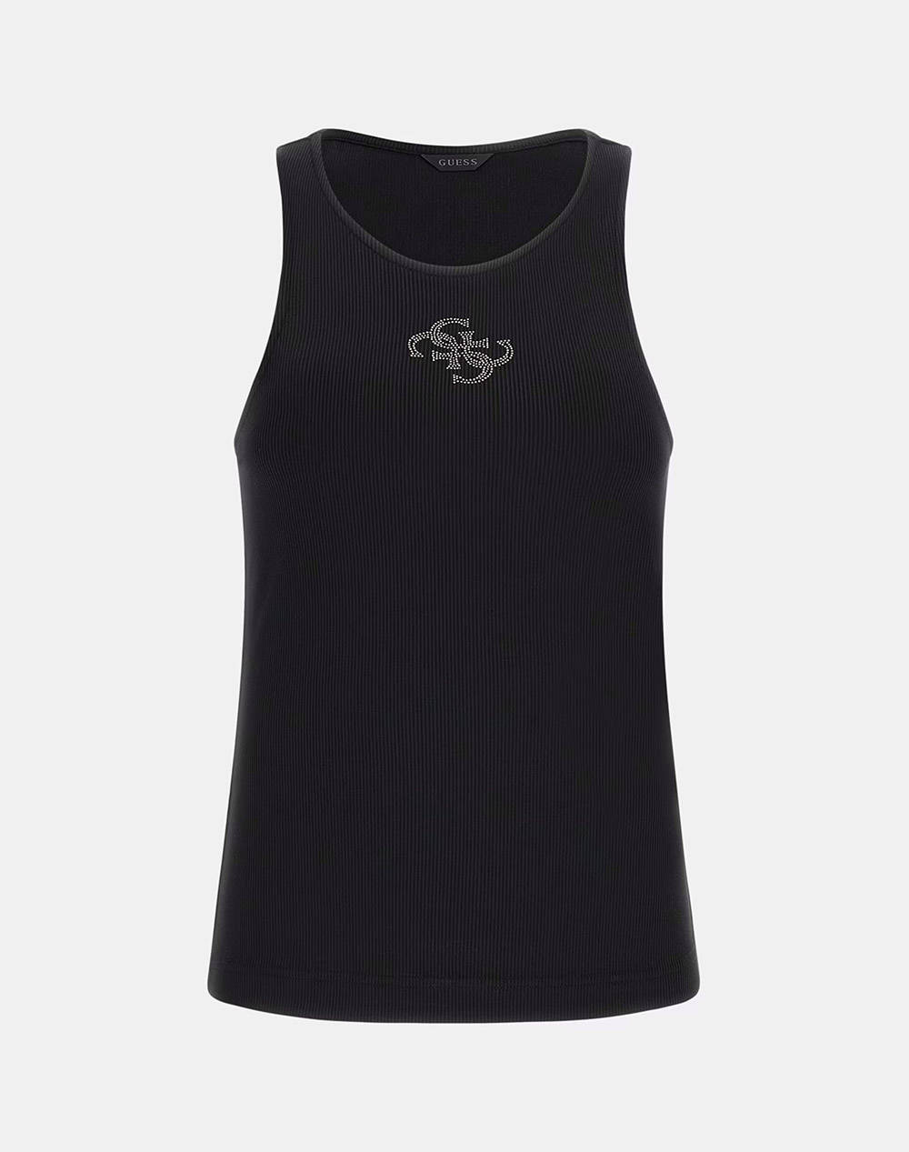 GUESS NEW SL ROUND NK GUENDALINA TOP ДАМСКА ТЕНИСКА