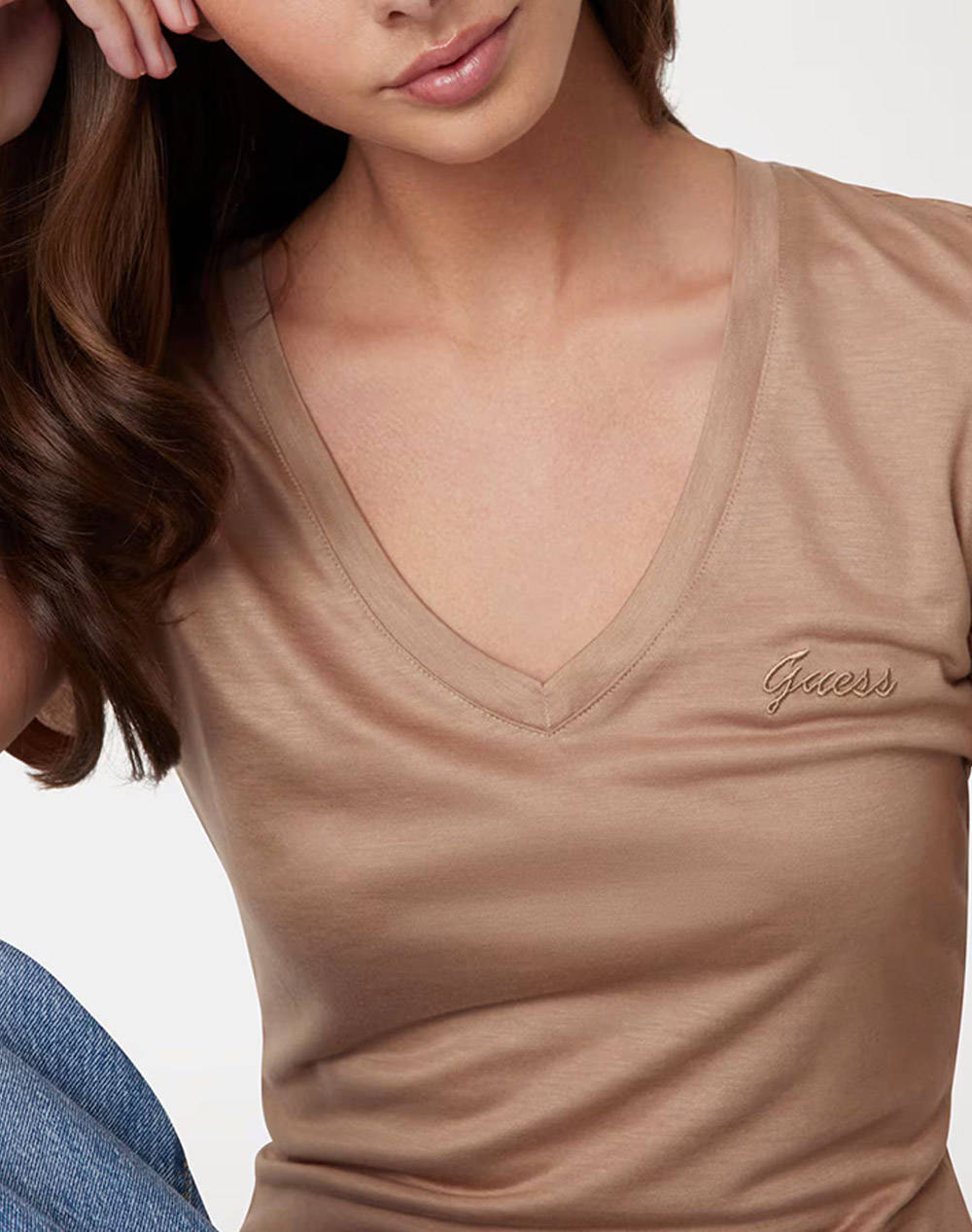 GUESS VN SS LIGHT BASIC TEE ДАМСКА ТЕНИСКА