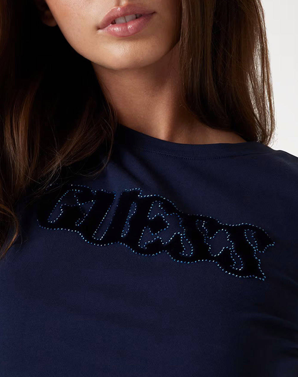 GUESS SS PONY HAIR LOGO R5 TEE ДАМСКА ТЕНИСКА