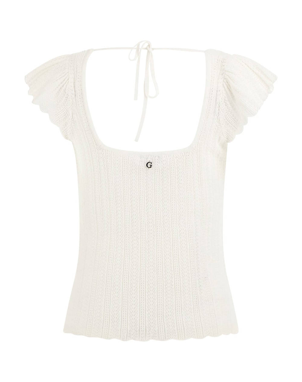 GUESS SS SN POINTELLE LAUREL SWTR ДАМСКА ТЕНИСКА