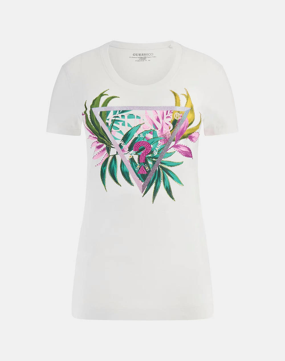 GUESS CN SS LEAF TRIANGLE TEE ДАМСКА ТЕНИСКА