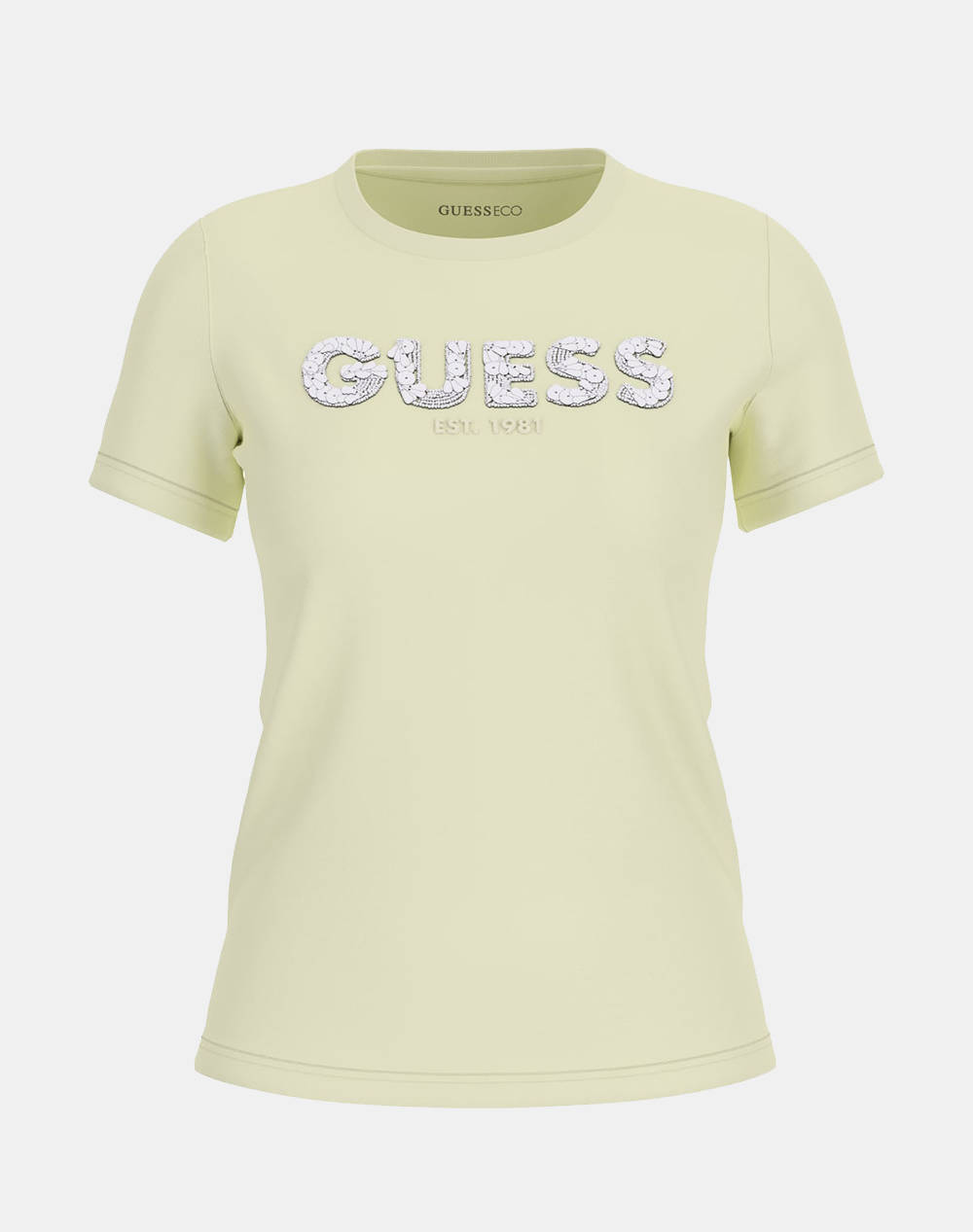 GUESS CN SS LOGO SEGQUINS TEE ДАМСКА ТЕНИСКА
