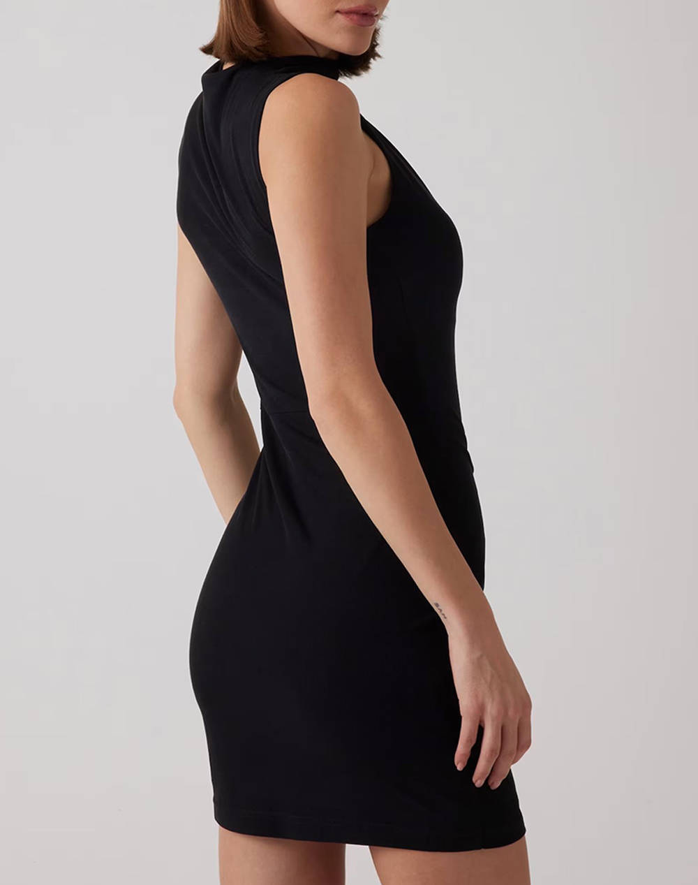 GUESS ZAMA BUTTON DETAIL DRESS WOMENS DRESS