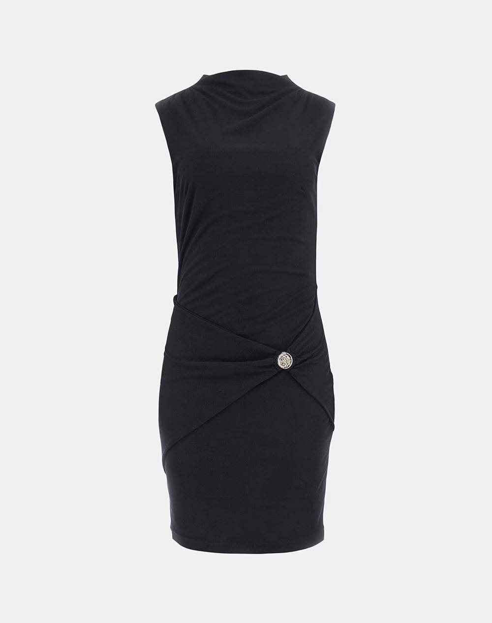 GUESS ZAMA BUTTON DETAIL DRESS WOMENS DRESS