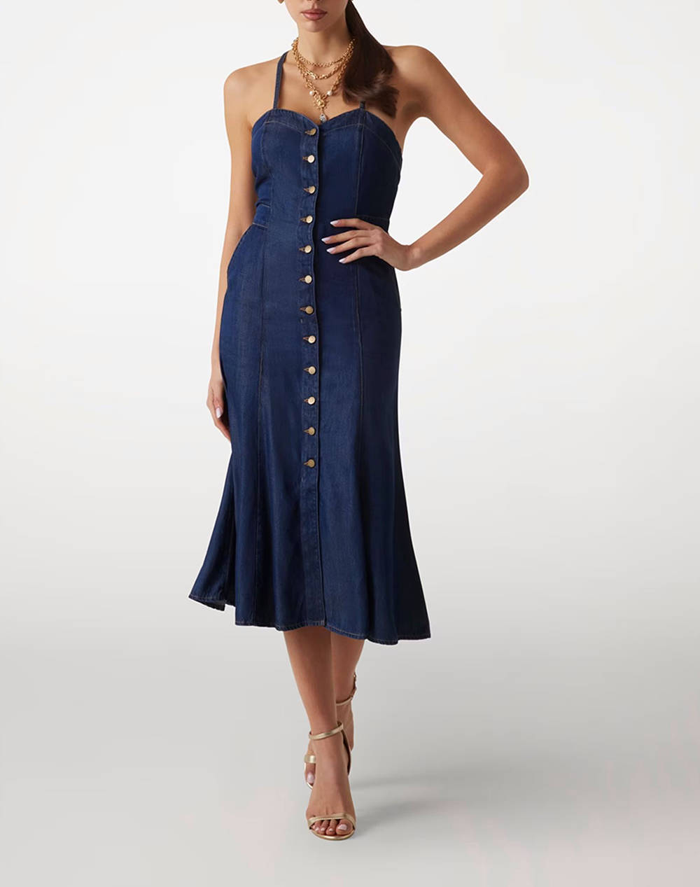 GUESS EDNA DRESS WOMENS DRESS