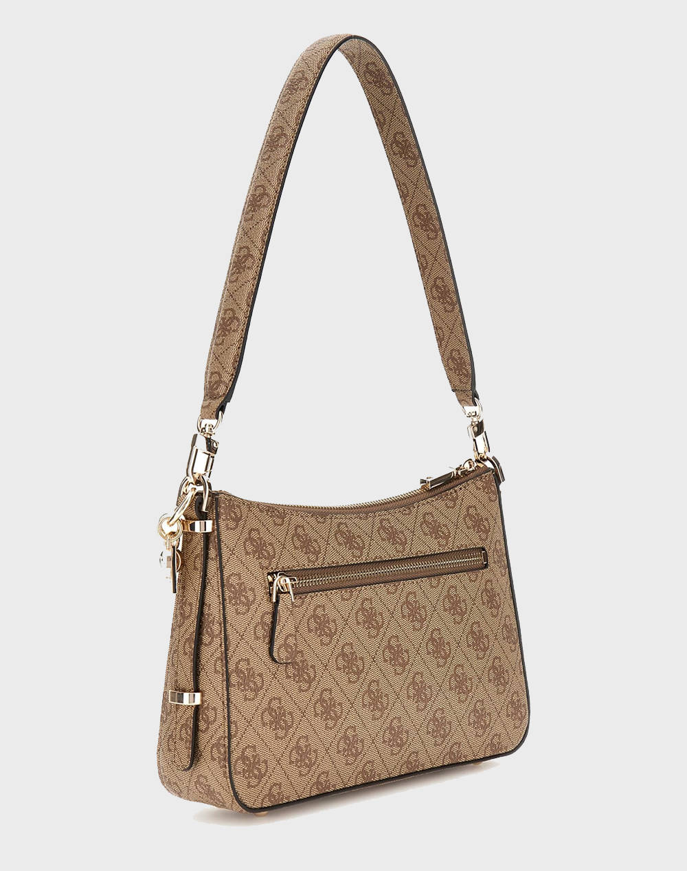 GUESS ECO ERICA TOP ZIP SHOULDER BAG ДАМСКА ЧАНТА(Размери: 29 x 18 x 6см.)