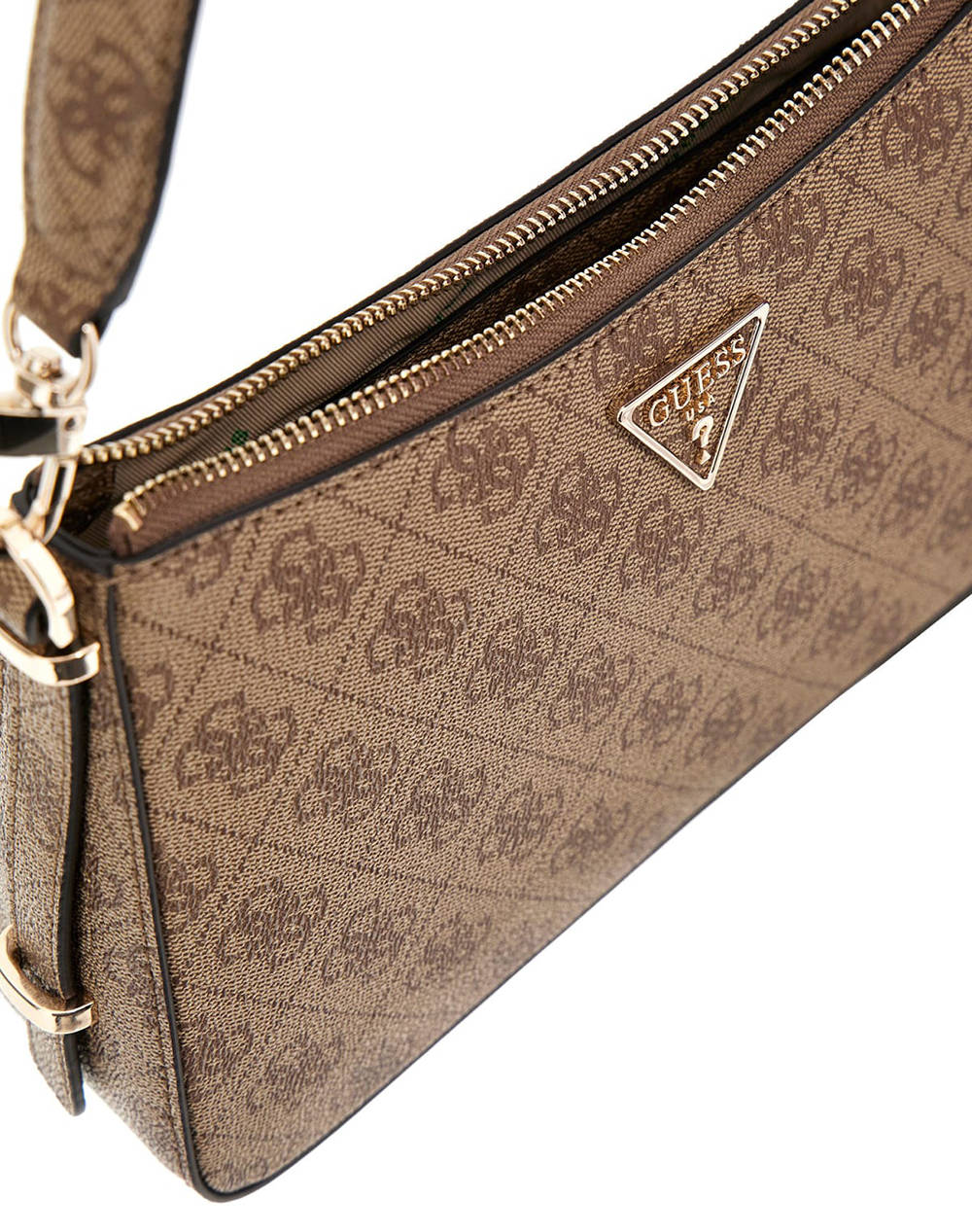 GUESS ECO ERICA TOP ZIP SHOULDER BAG ДАМСКА ЧАНТА(Размери: 29 x 18 x 6см.)