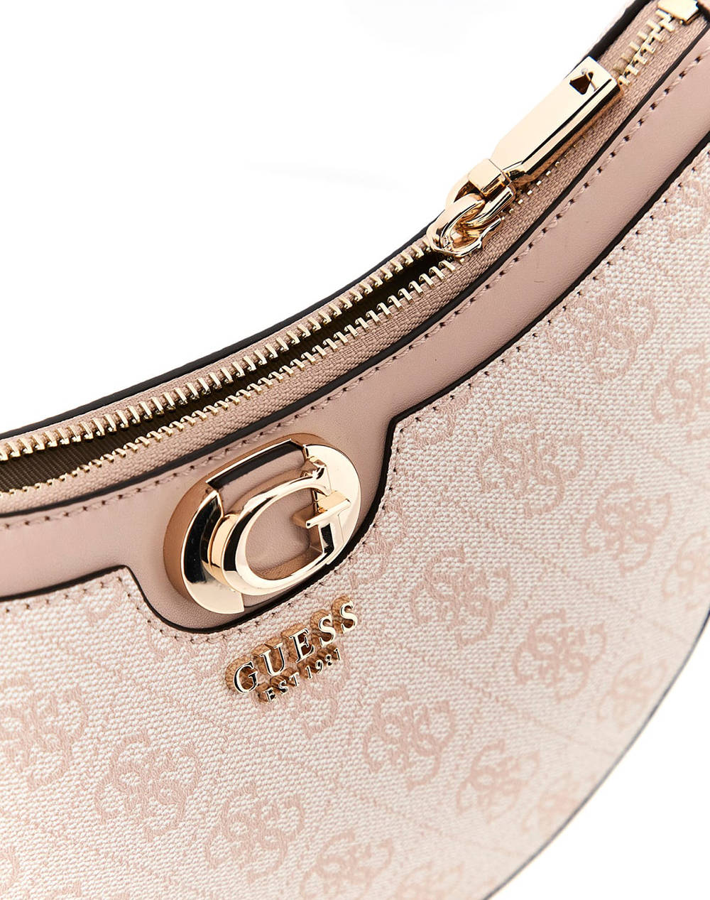 GUESS ORLINA LOGO TOP ZIP SHLDR BAG ДАМСКА ЧАНТА(Размери: 25 x 14 x 6см.)