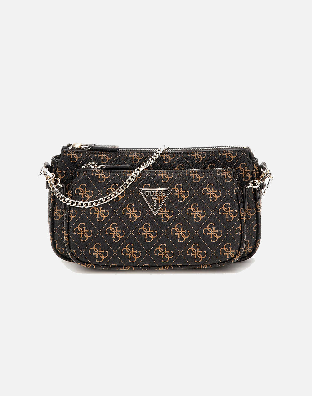 GUESS NOELLE DBL POUCH CROSSBODY ДАМСКА ЧАНТА(Размери: 24 x 14 x 5см.)