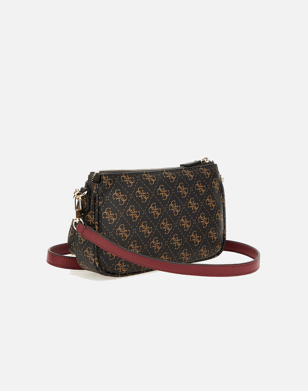 GUESS NOELLE DBL POUCH CROSSBODY ДАМСКА ЧАНТА(Размери: 24 x 14 x 5см.)