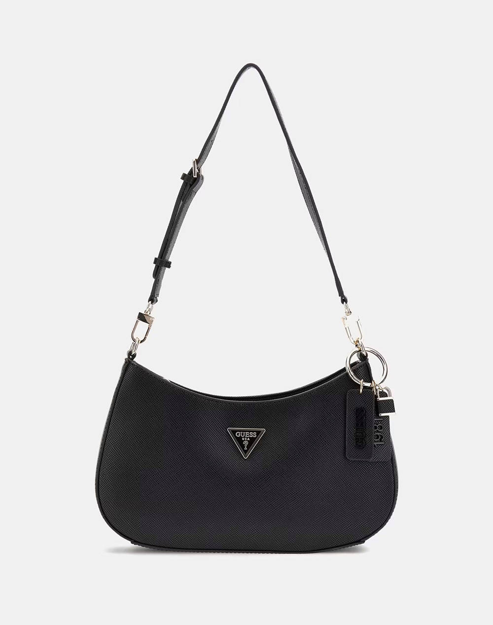 GUESS NOELLE TOP ZIP SHOULDER BAG WOMENS BAG(Размери: 29 x 18 x 6см.)