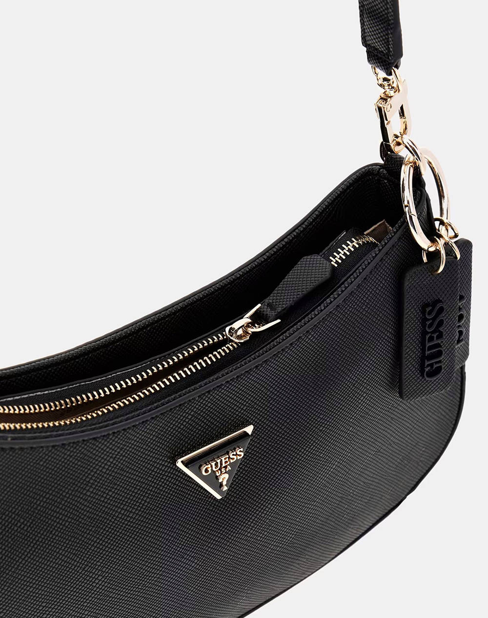 GUESS NOELLE TOP ZIP SHOULDER BAG WOMENS BAG(Размери: 29 x 18 x 6см.)
