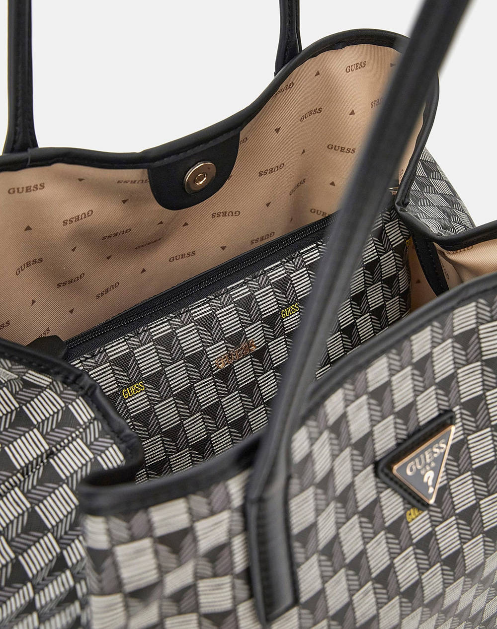 GUESS G WAVE LARGE 2 IN 1 TOTE ДАМСКА ЧАНТА (Размери: 40 x 31 x 18 см.)