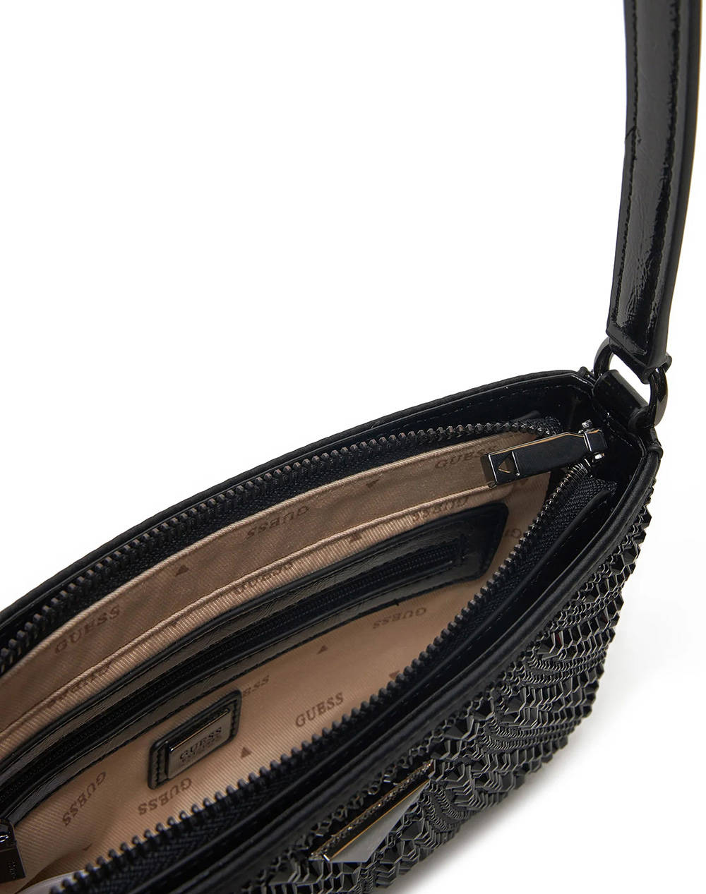 GUESS BEAUVOIR MINI TOP ZIP SHDR BAG ДАМСКА ЧАНТА (Размери: 22 x 14 x 4 см.)
