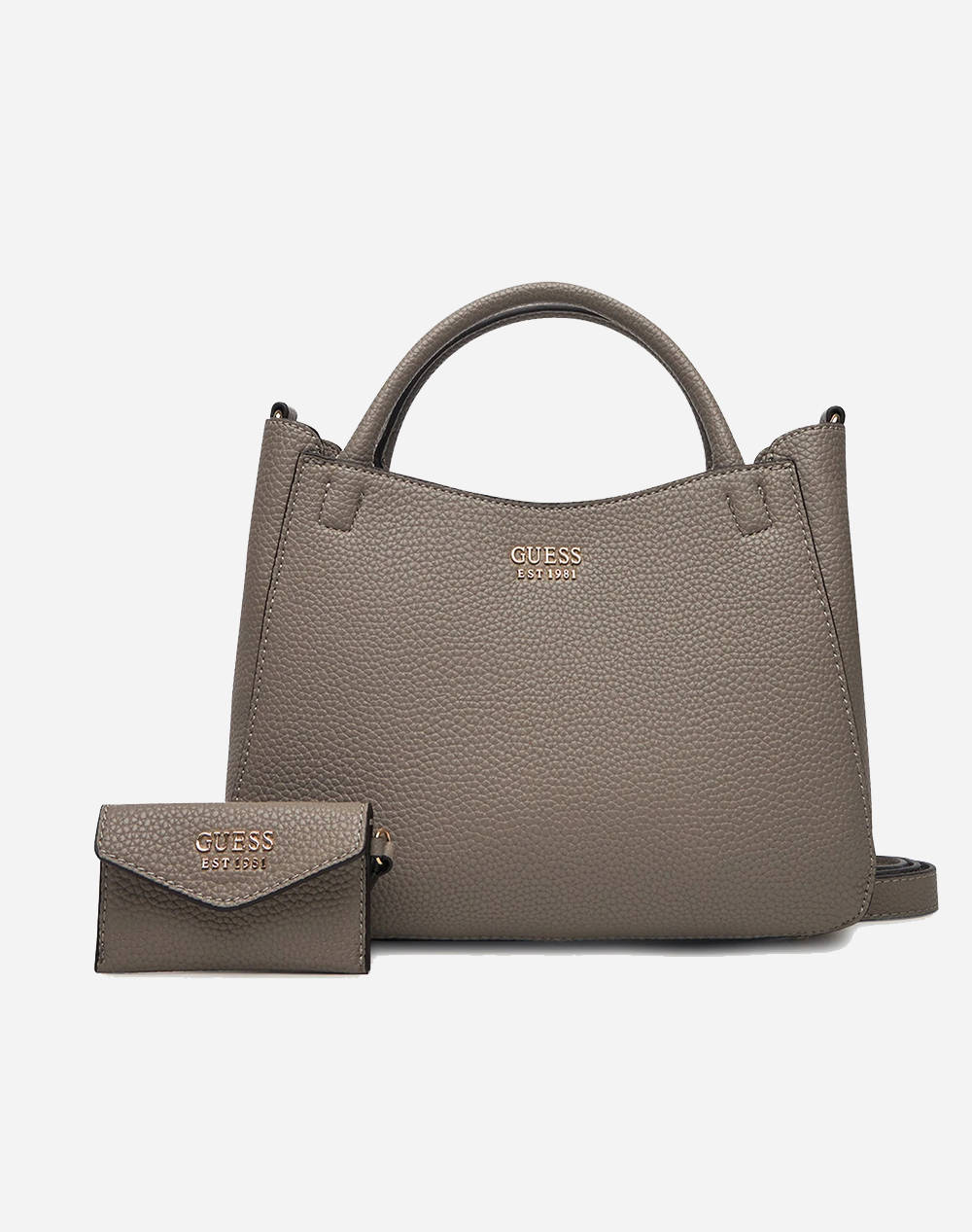 GUESS BRENTON SML GIRLFRIEND SATCHEL ДАМСКА ЧАНТА (Размери: 28 x 21 x 10см.)