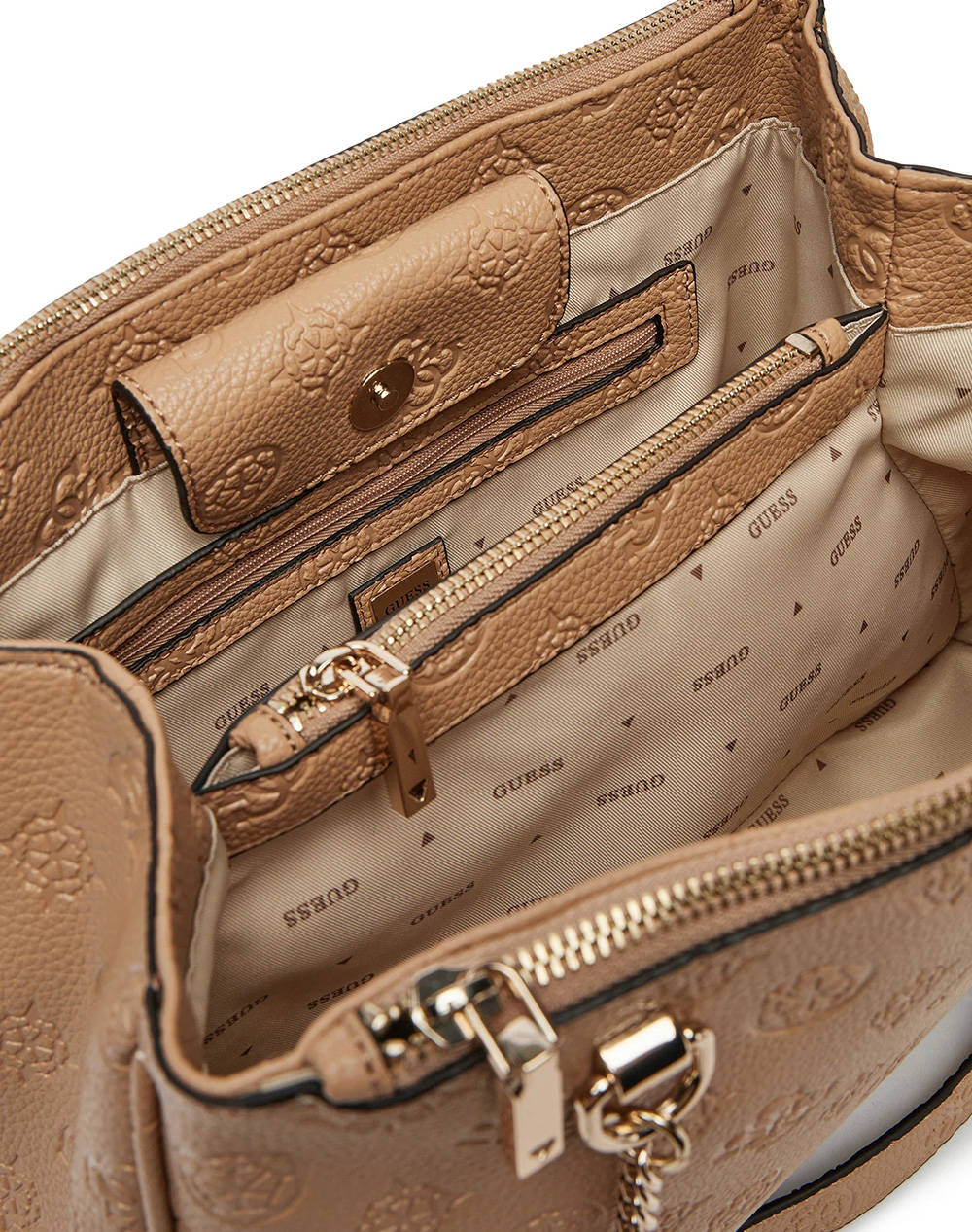 GUESS CRESIDIA LOGO CNVRTBLE - 49090 ДАМСКА ЧАНТА (Размери: 33 x 24 x 11.5см.)
