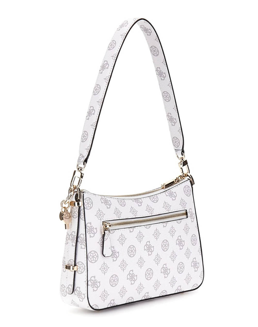 GUESS ECO ERICA TOP ZIP SHOULDER BAG ДАМСКА ЧАНТА (Размери: 24 x 18 x 6см.)