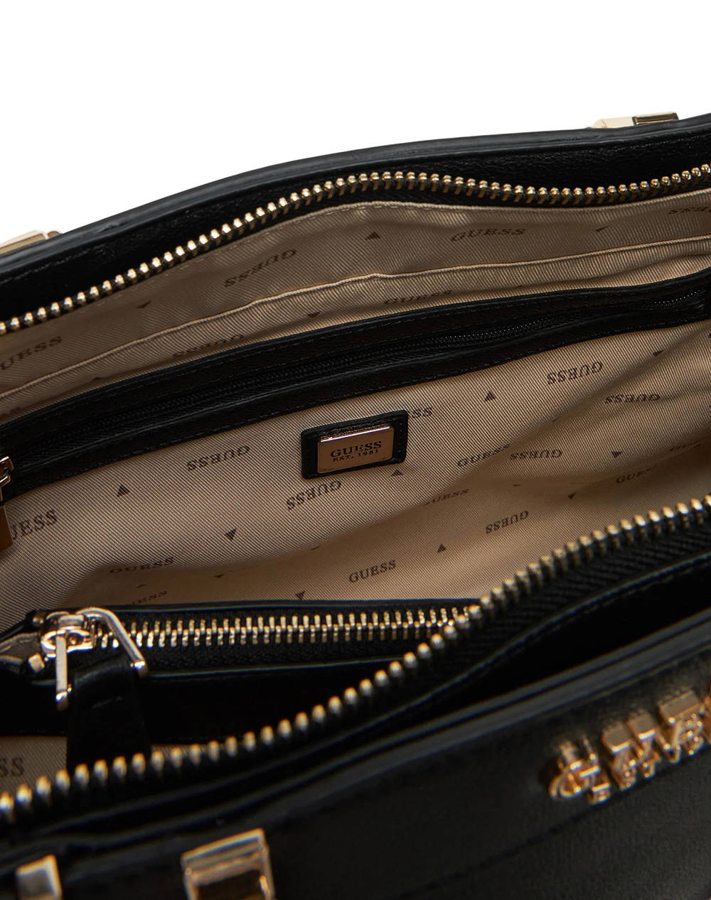 GUESS ANADELA 3 COMP SATCHEL ДАМСКА ЧАНТА (Размери: 32 x 22 x 11см.)