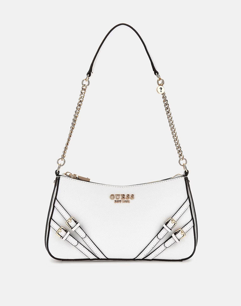 GUESS BRAMINA TOP ZIP SHOULDER ДАМСКА ЧАНТА (Размери: 25 x 14 x 6см.)
