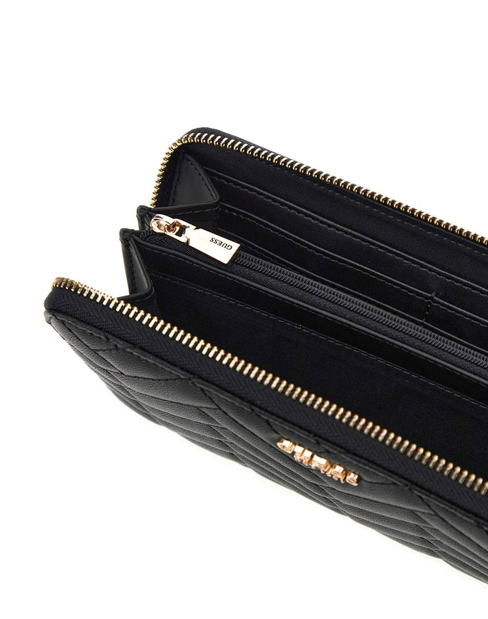 GUESS ANNING SLG LARGE ZIP AROUND Дамски портфейл (размери: 20 x 10x2 см)