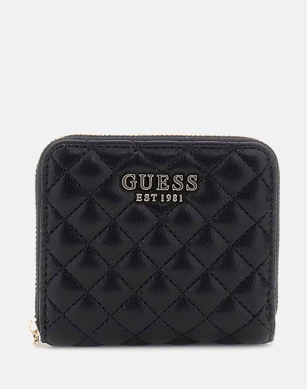GUESS ECO RIANEE SLG SMALL ZIP AROUD Дамски портфейл (Размери: 11 x 9 x 2 см)