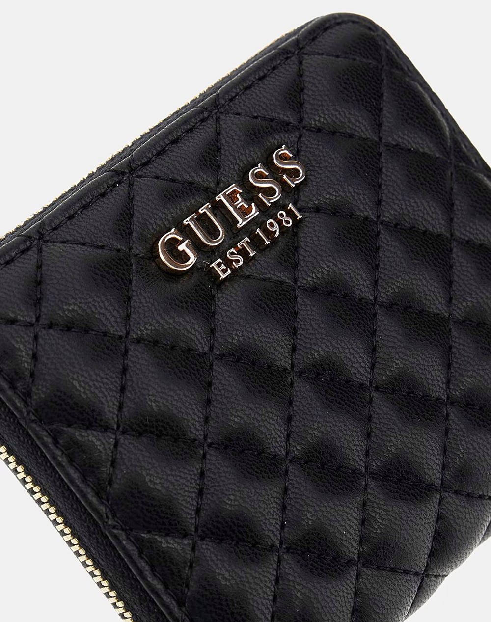 GUESS ECO RIANEE SLG SMALL ZIP AROUD Дамски портфейл (Размери: 11 x 9 x 2 см)