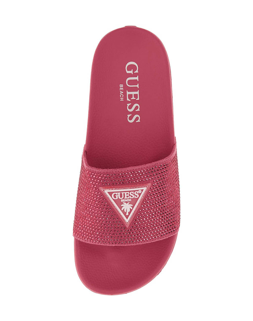 GUESS BEACH SLIPPERS STRAS - HARD RUBBER ЧЕХЛИ W