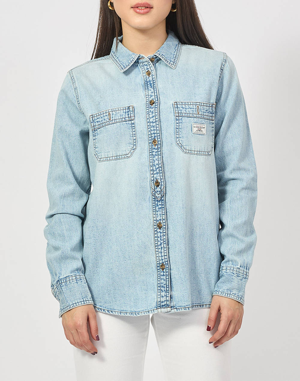 GUESS JEANS GJ REGULAR LS DENIM SHIRT ДАМСКА РИЗА