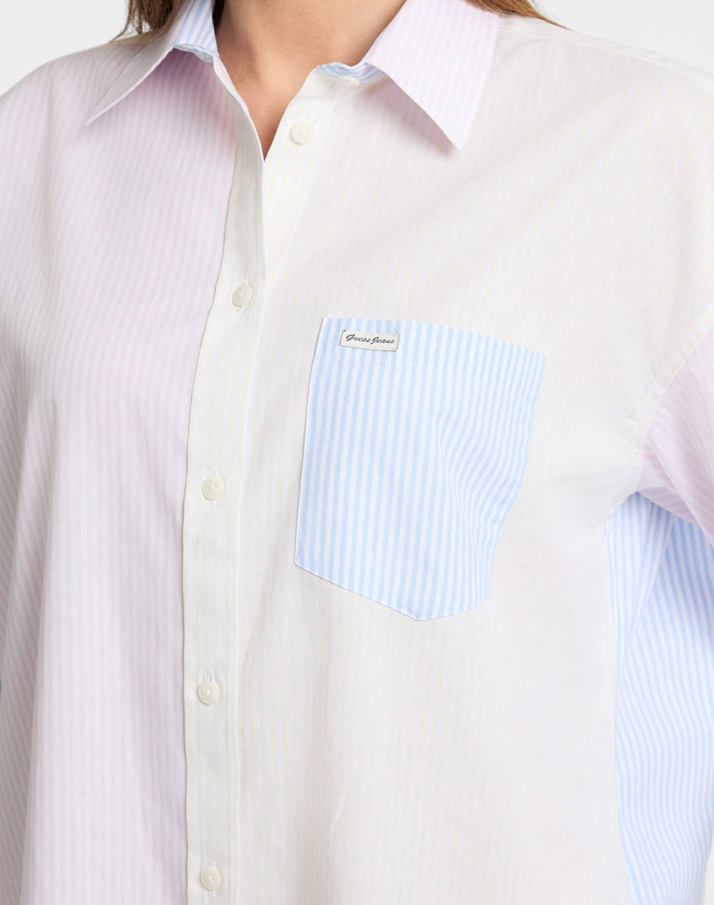 GUESS JEANS GJ LS OVERSIZE POCKETS SHIRT ДАМСКА РИЗА