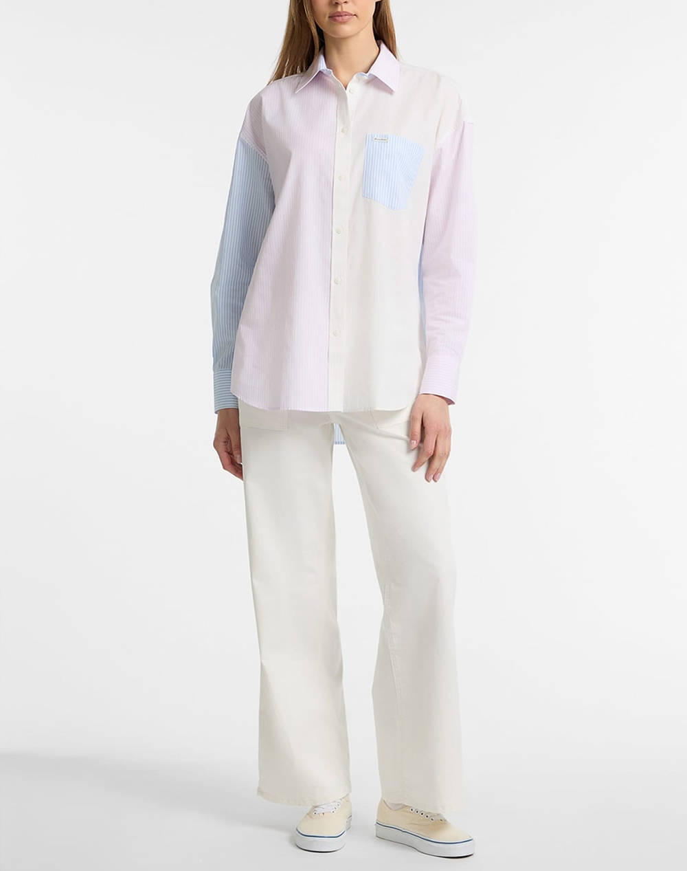 GUESS JEANS GJ LS OVERSIZE POCKETS SHIRT ДАМСКА РИЗА