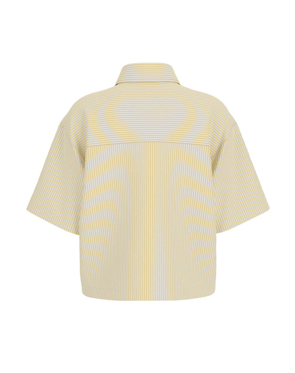 GUESS JEANS GJ SS CAMP COLLAR BO - ORGANIC YD LIGHT COTTON POPLIN ДАМСКА РИЗА