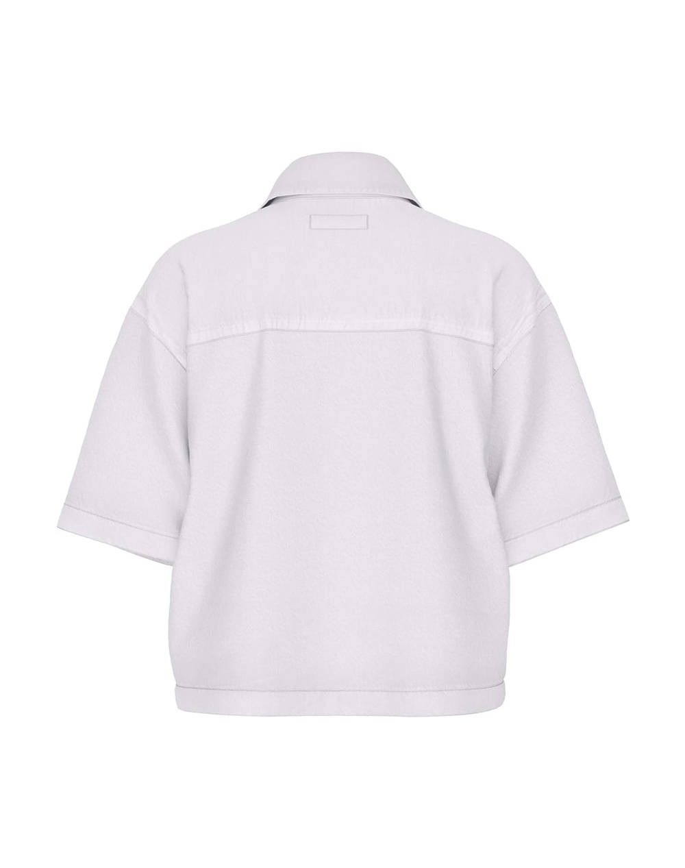 GUESS JEANS GJ BOXY SS SHIRT - ECO ORG CO NATURAL RG WHITE WOMENS SHIRT