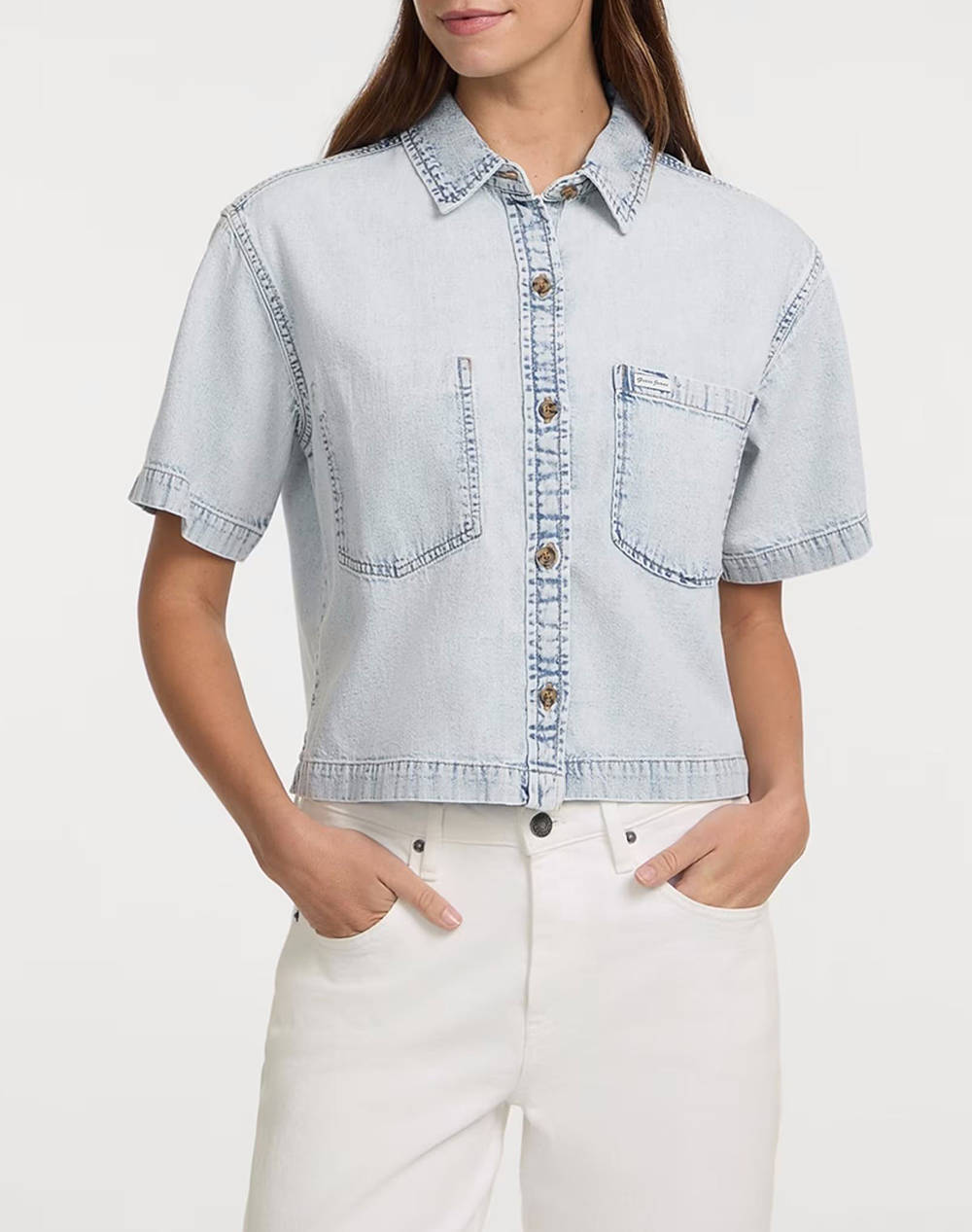 GUESS JEANS GJ BOXY SS SHIRT WOMENS SHIRT