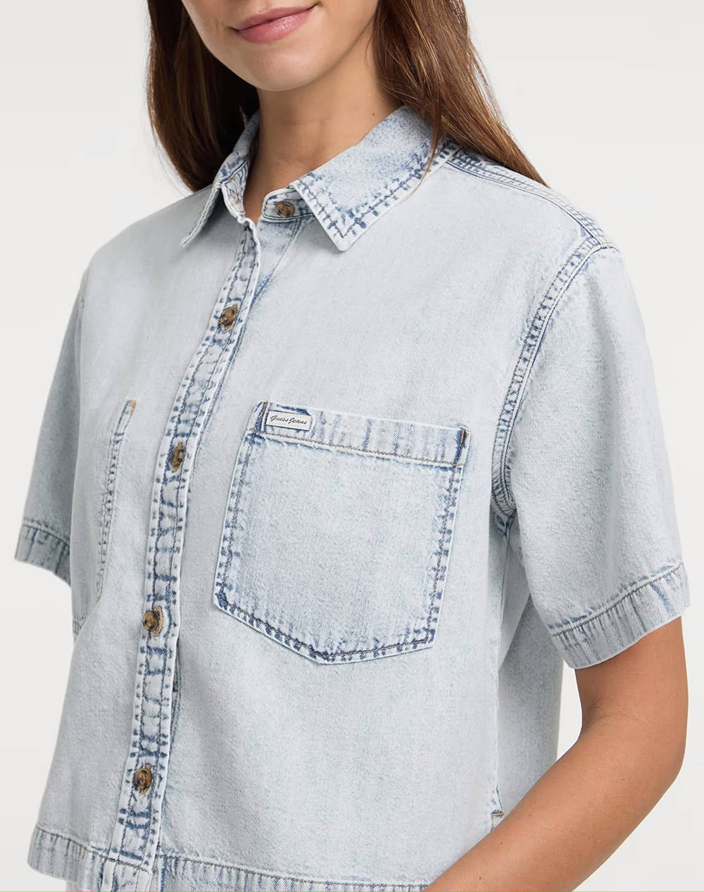 GUESS JEANS GJ BOXY SS SHIRT WOMENS SHIRT