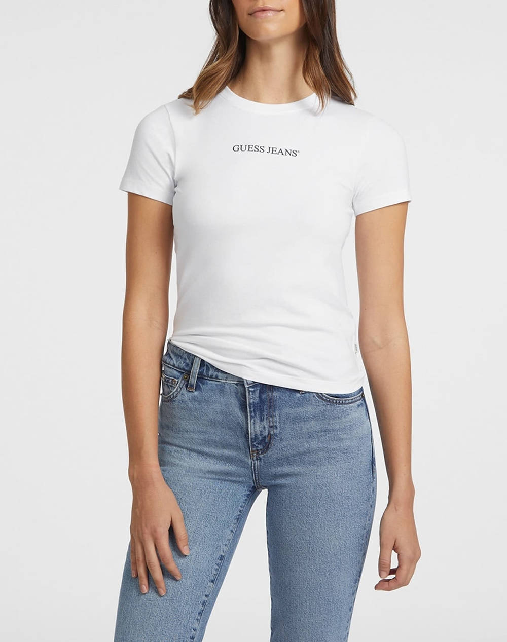 GUESS JEANS GJ SS CN SLIM LOGO PRINT TEE ДАМСКА ТЕНИСКА