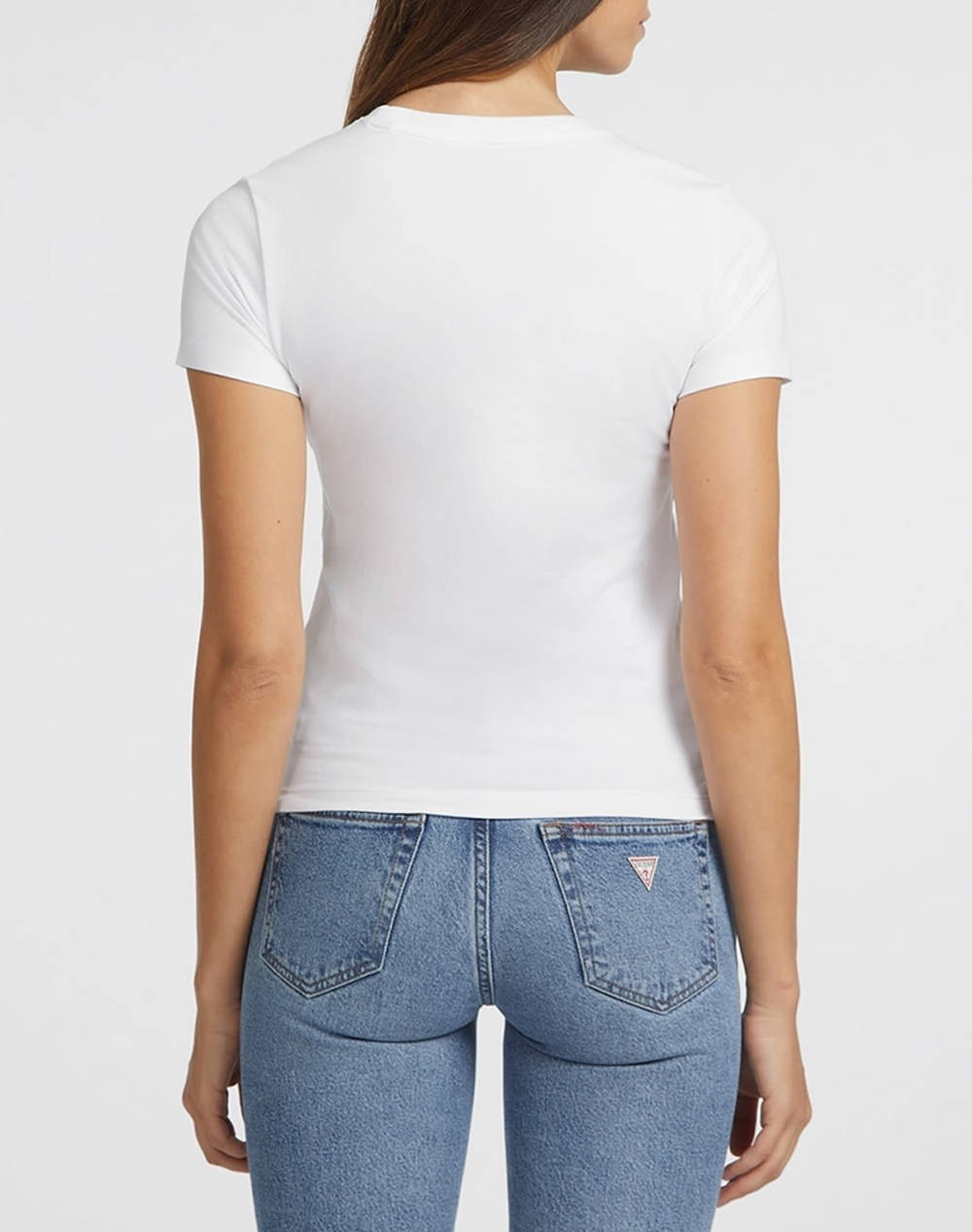 GUESS JEANS GJ SS CN SLIM LOGO PRINT TEE ДАМСКА ТЕНИСКА