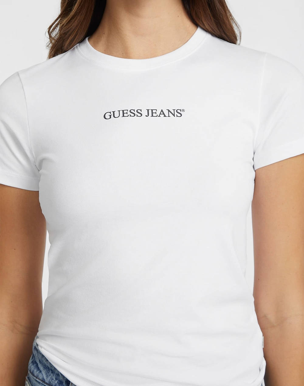 GUESS JEANS GJ SS CN SLIM LOGO PRINT TEE ДАМСКА ТЕНИСКА