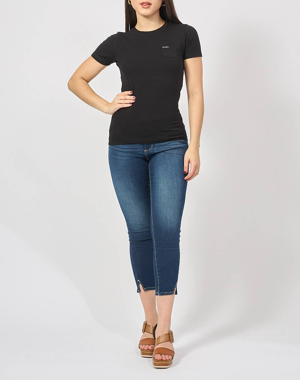 GUESS JEANS GJ SS SLIM PKT TEE ДАМСКА ТЕНИСКА