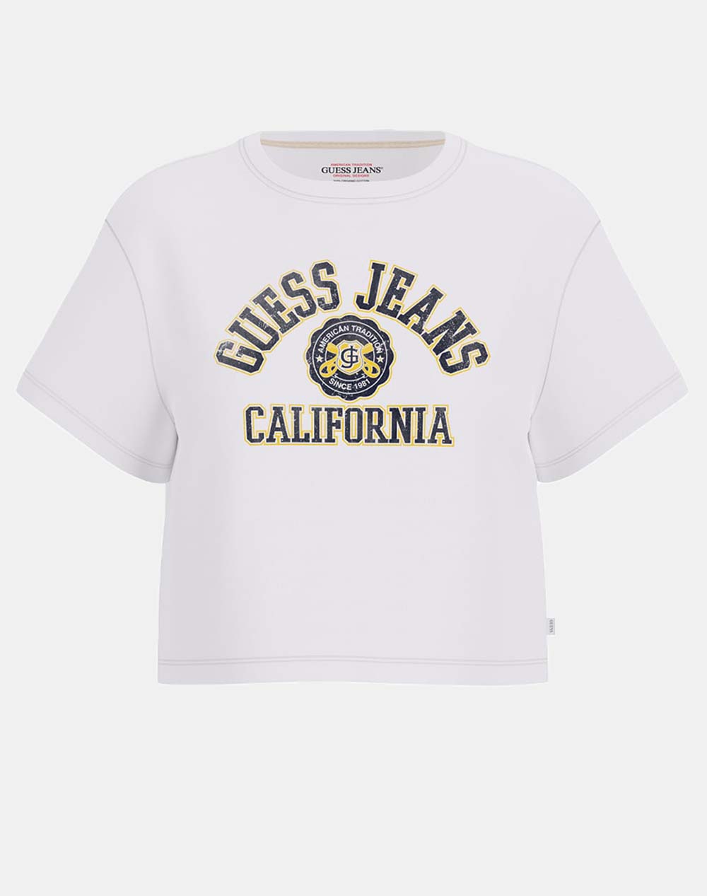 GUESS JEANS GJ SS CN BOXY PRINTED TEE ДАМСКА БЛУЗА