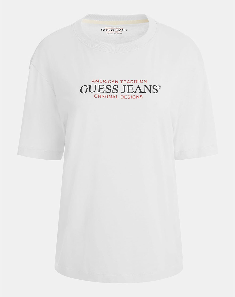 GUESS JEANS GJ SS CN OS AMERICAN TR TEE ДАМСКА БЛУЗА