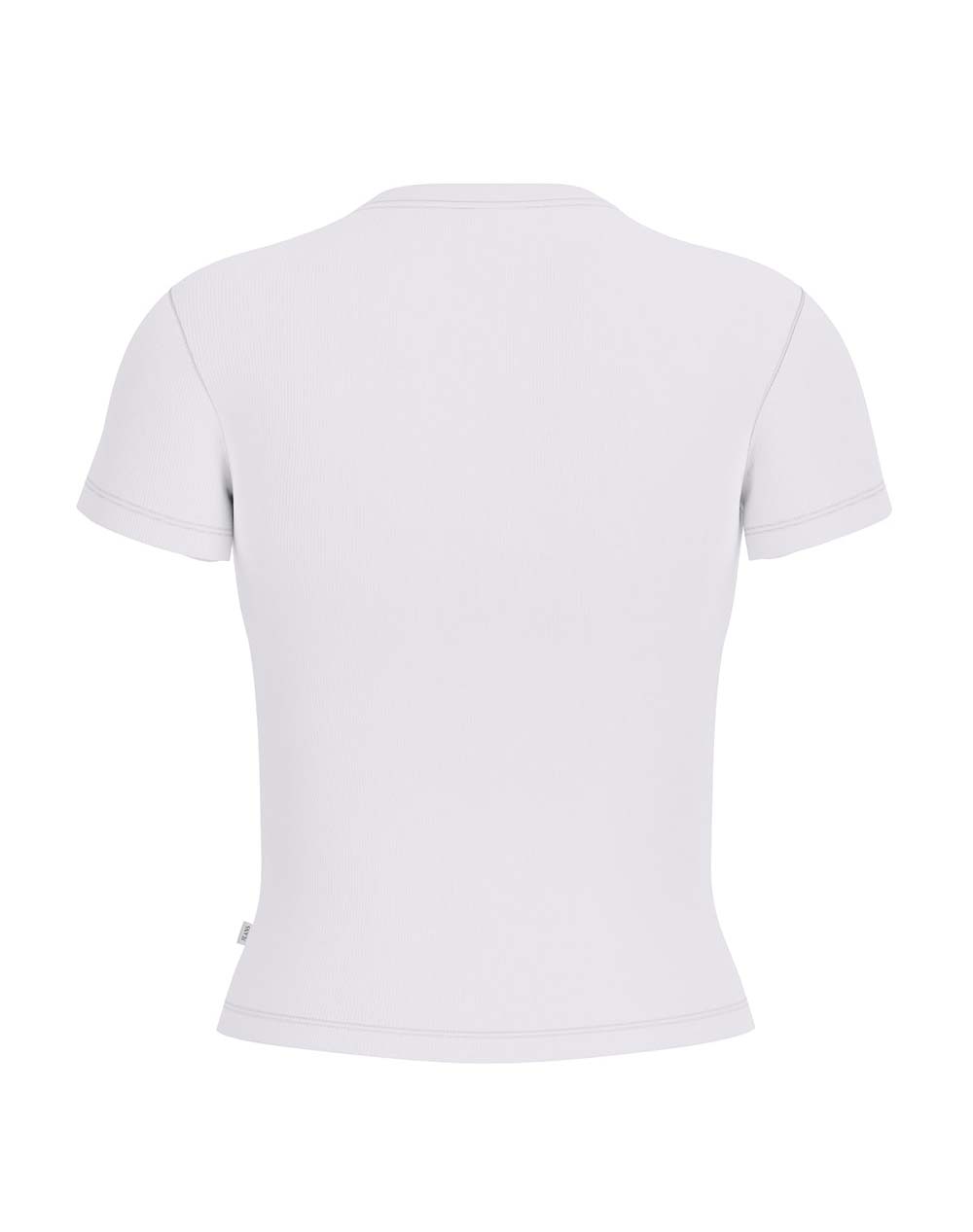 GUESS JEANS GJ SL CN EMBRO SLIM RIB TEE ДАМСКА БЛУЗА