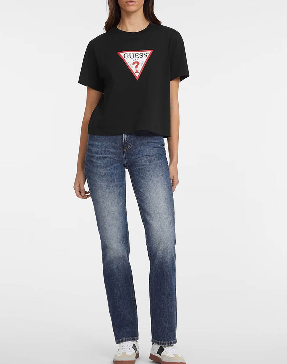 GUESS JEANS GJ SS CN BOXY ICONIC TEE ДАМСКА ТЕНИСКА