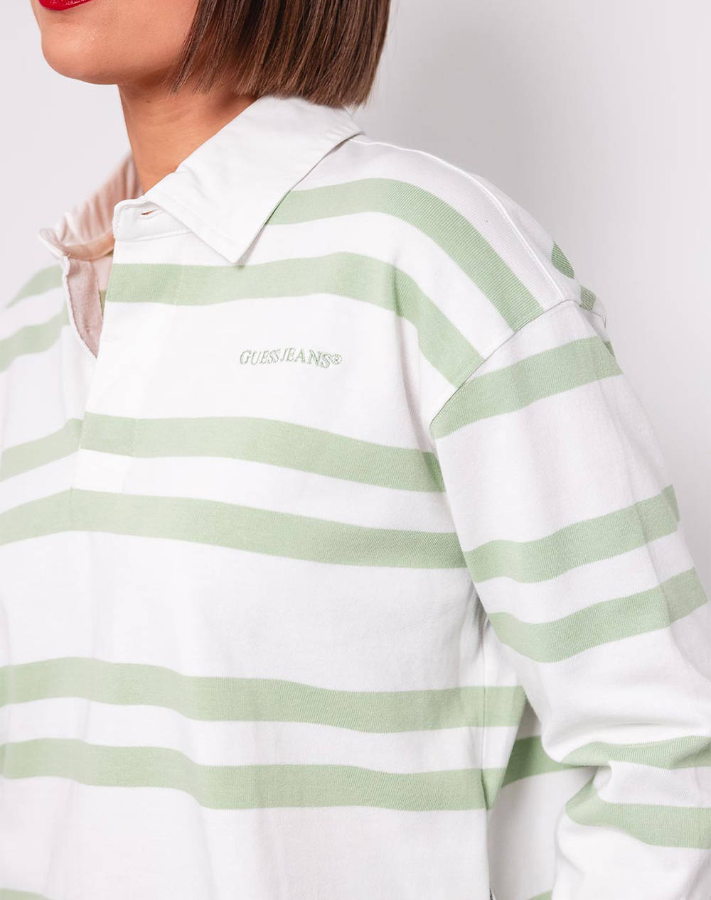 GUESS JEANS GJ LS RUGBY POLO SHIRT ДАМСКА БЛУЗА