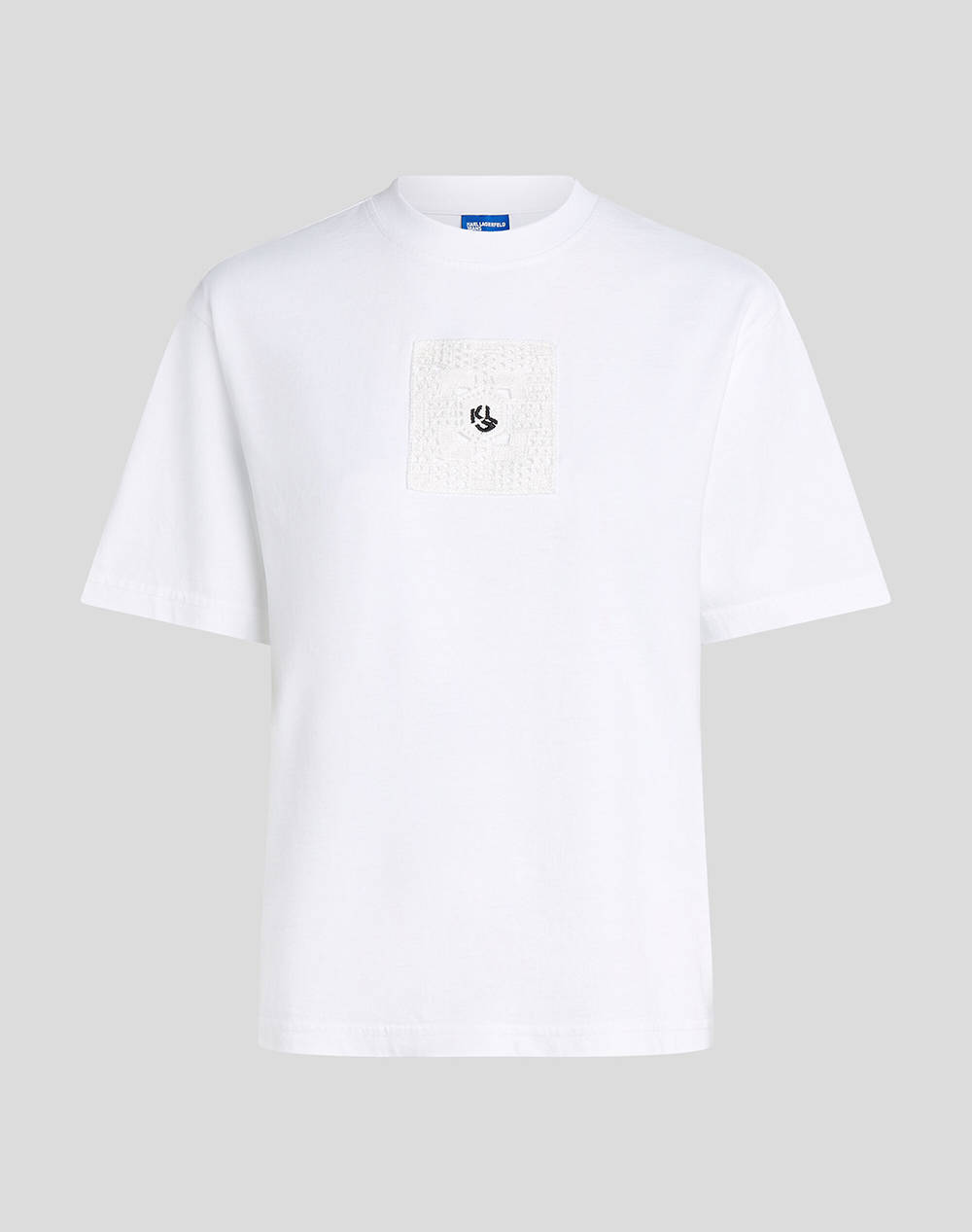 KARL LAGERFELD KLJ REGULAR CROCHET TEE