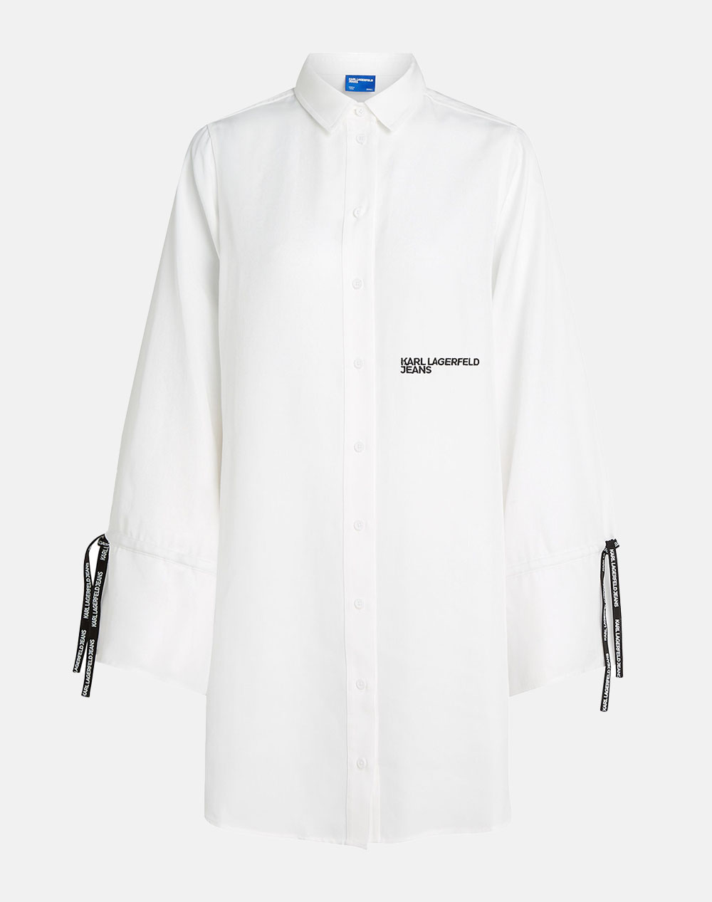 KARL LAGERFELD KLJ TIED SLEEVE DRESS