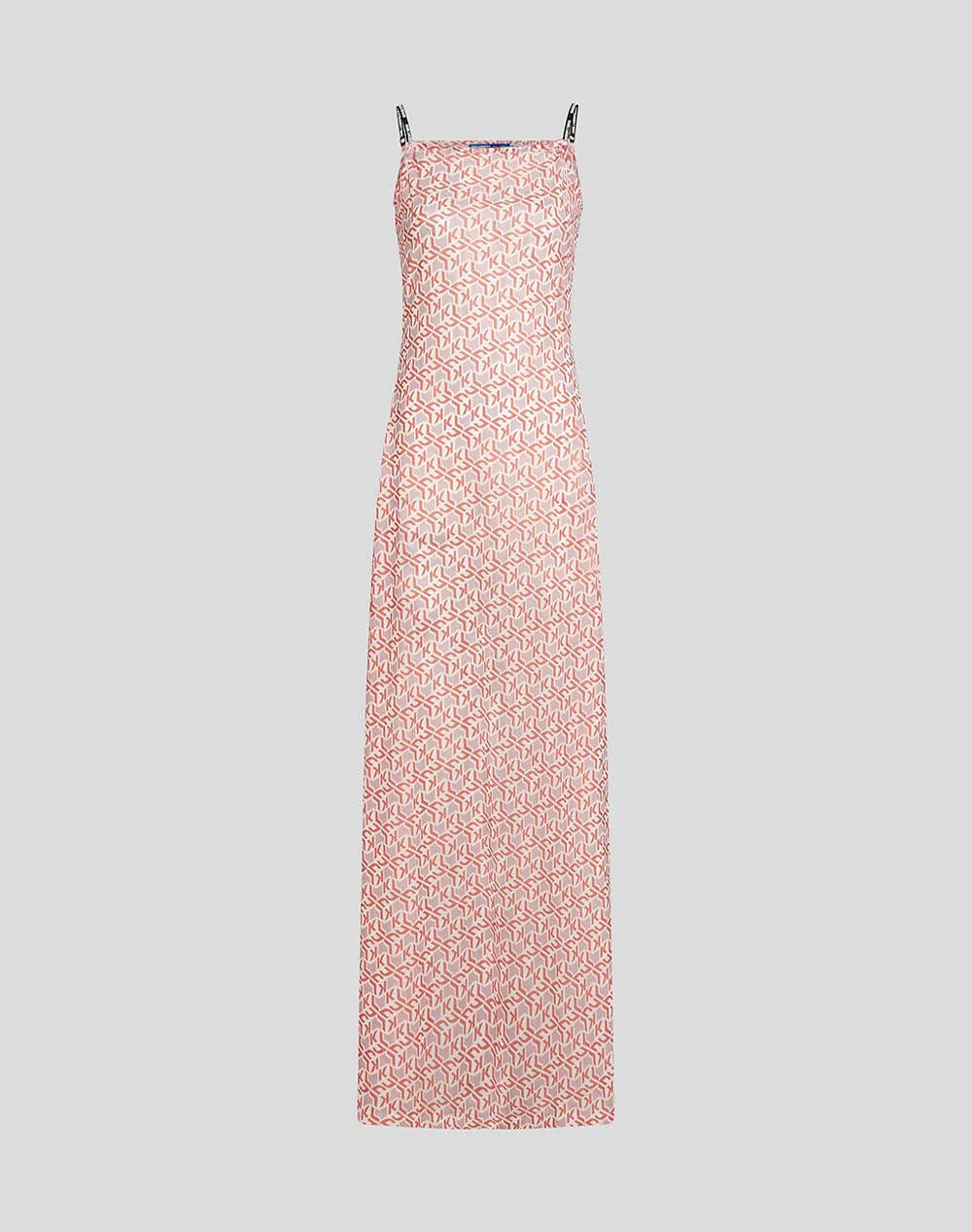 KARL LAGERFELD KLJ MESH MAXI DRESS AOP