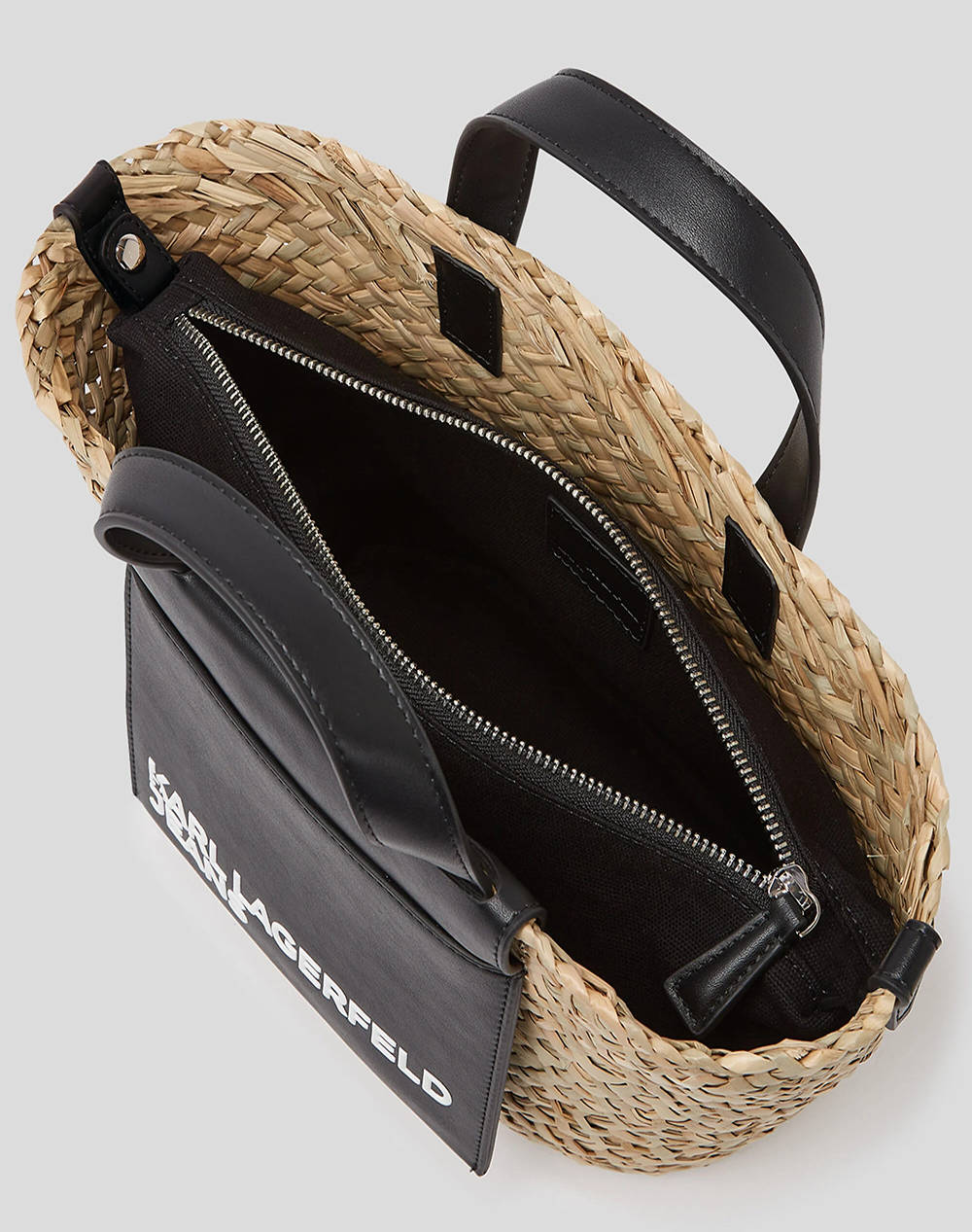 KARL LAGERFELD KLJ RAFFIA MINI TOTE (Размери: 22 x 22 x 13см)