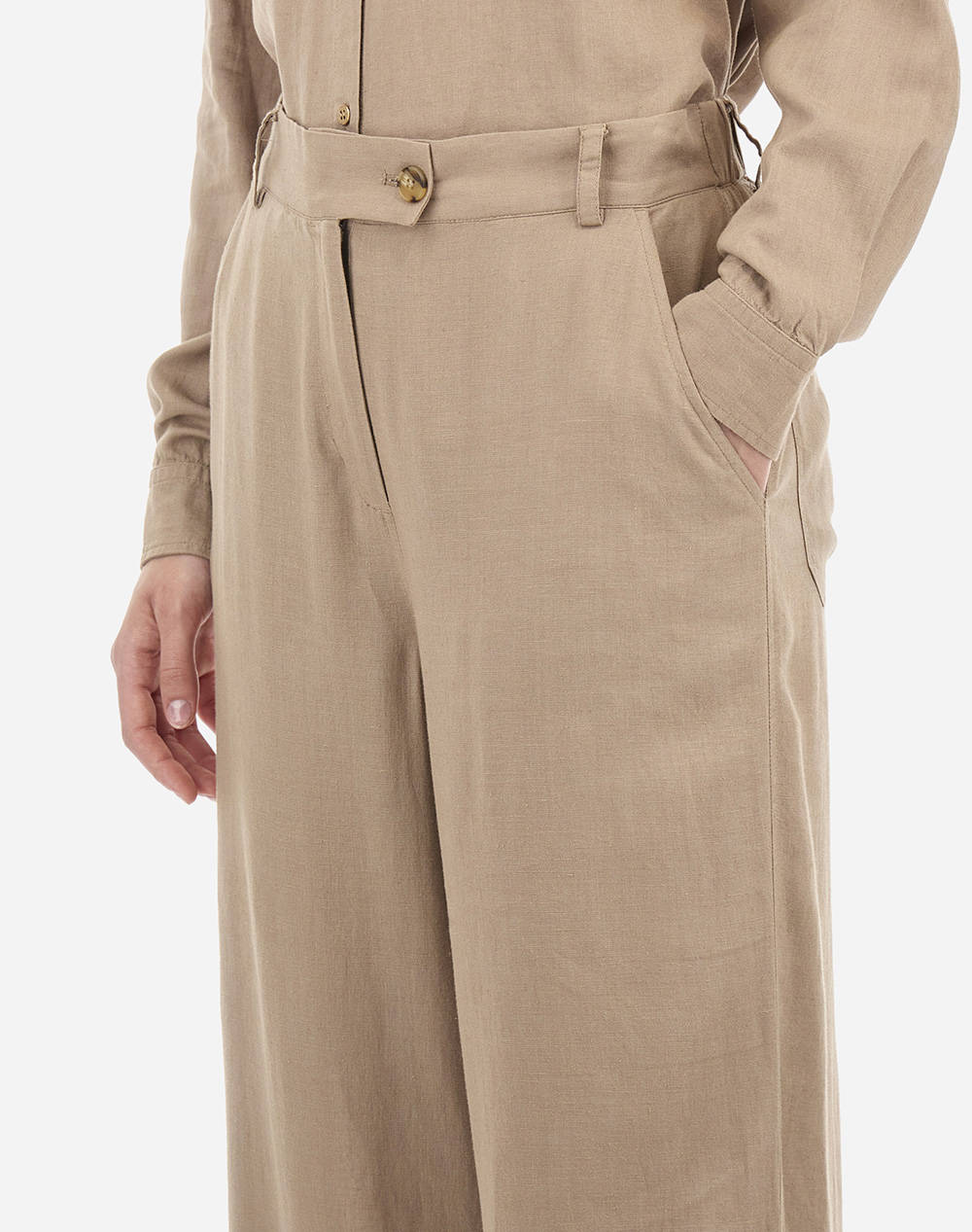 LA MARTINA ПАНТАЛОНИ WOMAN PANT VISCOSE LINEN