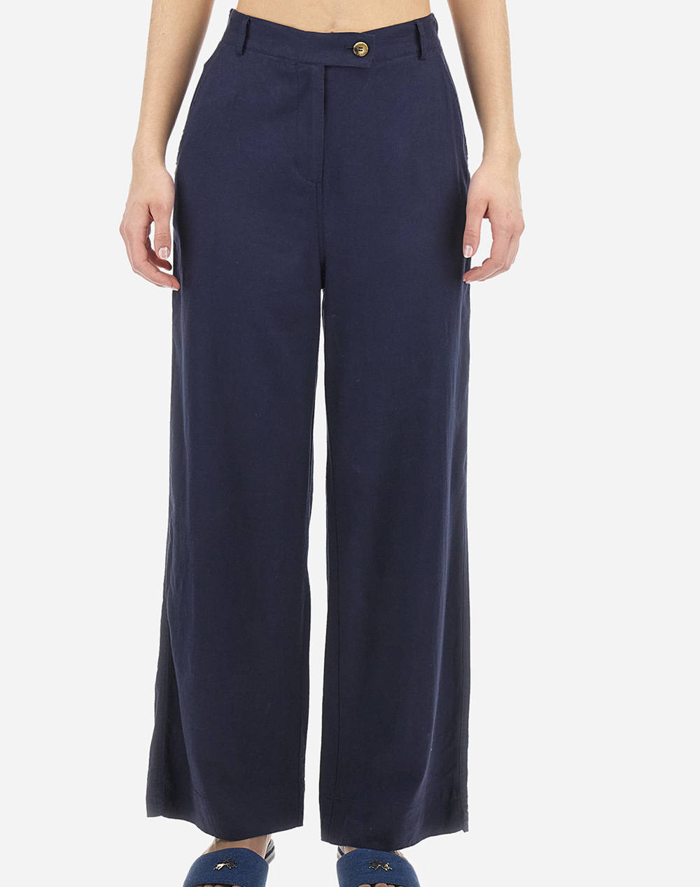 LA MARTINA ПАНТАЛОНИ WOMAN PANT VISCOSE LINEN